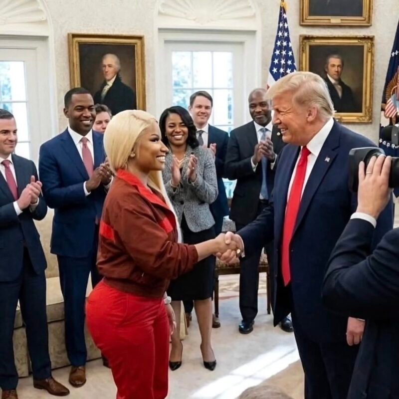 Nick Minaj and Donald Trump