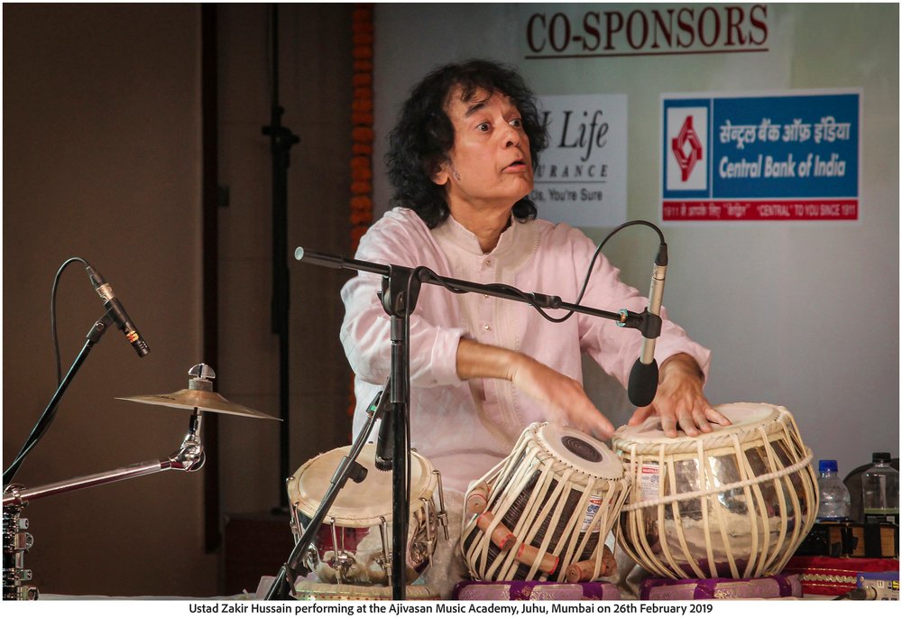 Ustad Zakir Hussain - Photo Credit: Verus Ferreira