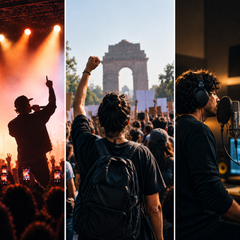 Music, Students Protest, Artists